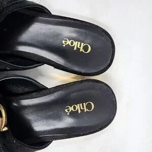 Chloé | Shoes | Chlo Alize Buckled Slide Sandals Womens 65us